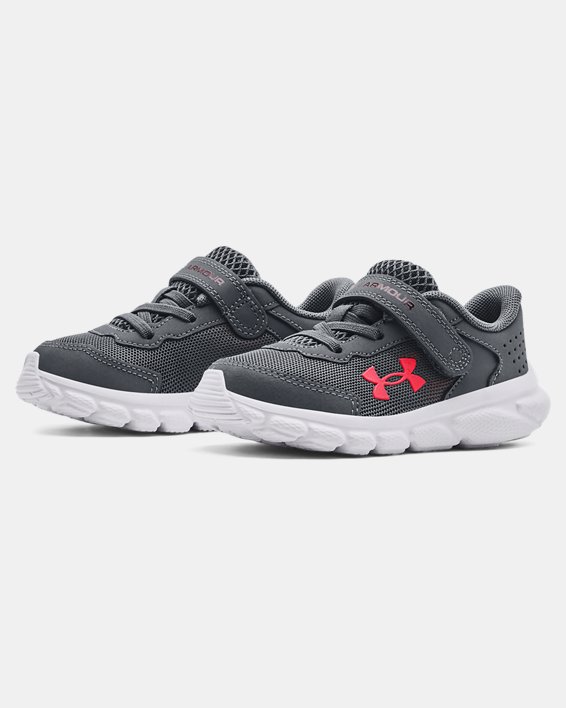 Boys' Infant UA Assert 9 AC Running Shoes in Gray image number 3